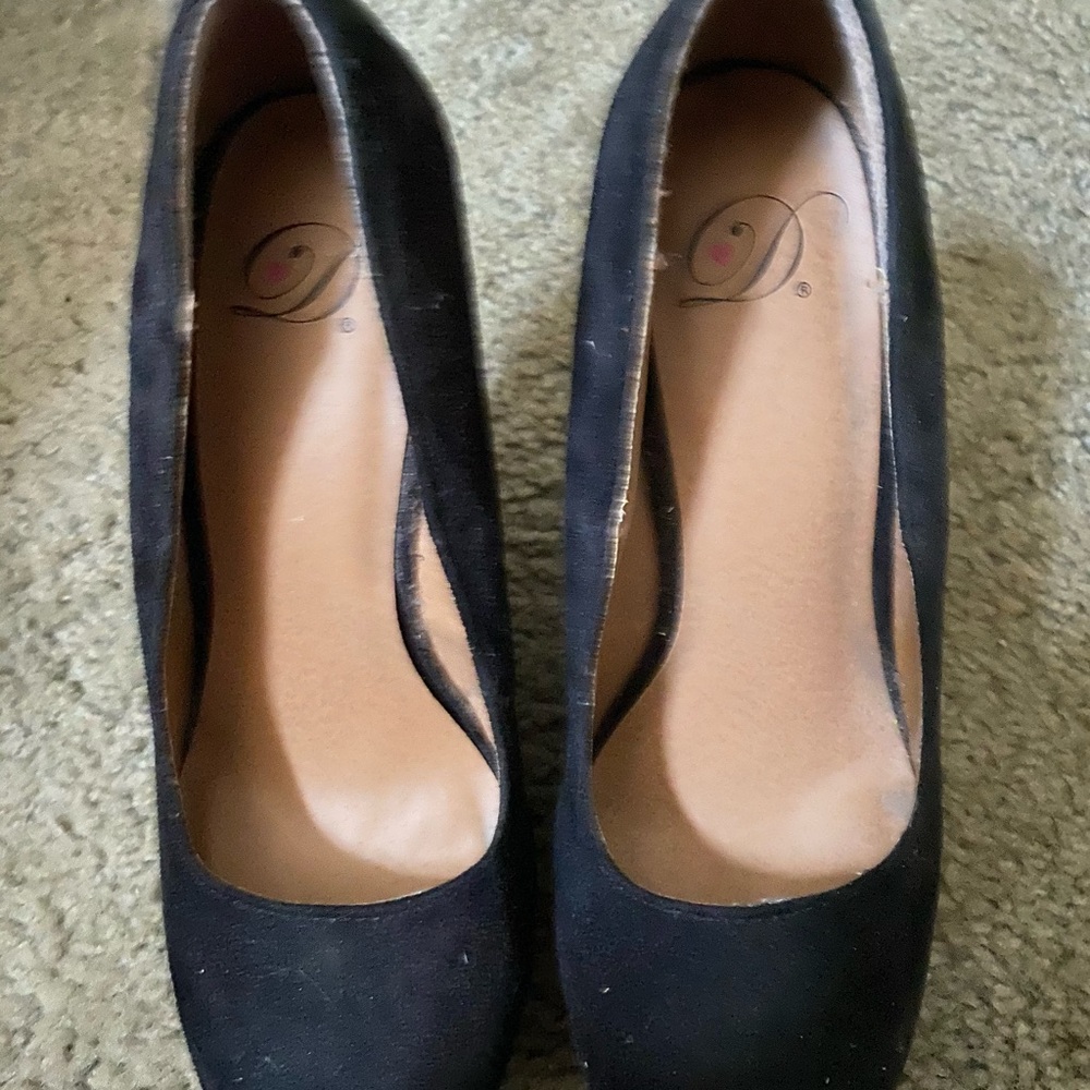 Black high heels